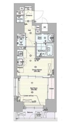 御徒町駅 徒歩7分 11階の物件間取画像